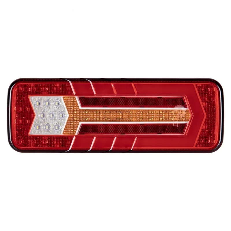 Zlevněny LED zadní světlo, dynamická směrovka, 12/24V- 284x100x37,8mm