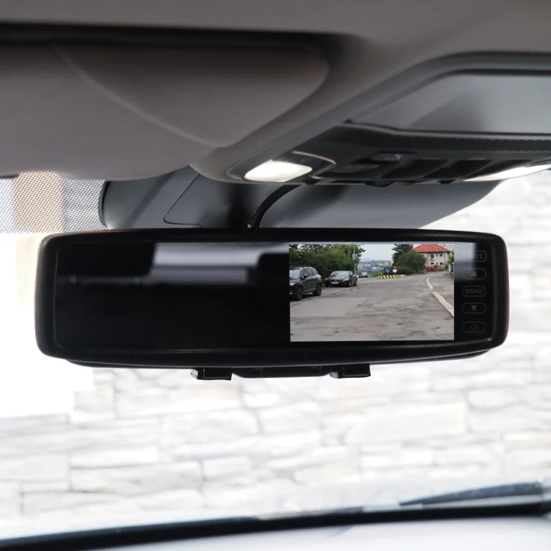 ?asově Omezené LCD monitor 4,5" na zrcátko, bluetooth + ext. mikrofon