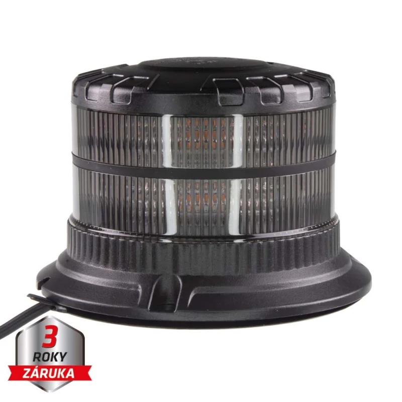 Zlevněny LED maják, 12-24V, 16xLED oran?ovy, magnet, smoke, ECE R65