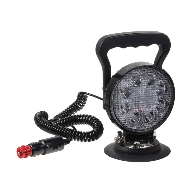 ?asově Omezené LED světlo kulaté, 8x3W, ?115mm, magnet, ECE R10