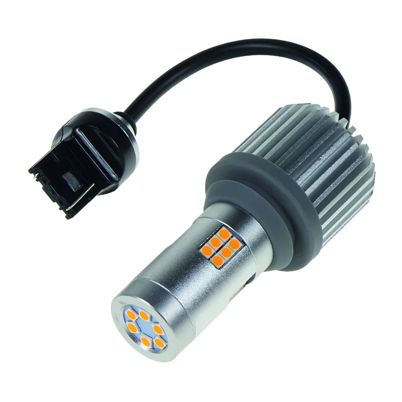 Zlevněny LED T20 (7440) oran?ová, CAN-Bus, 12-24V, 30LED/3030SMD