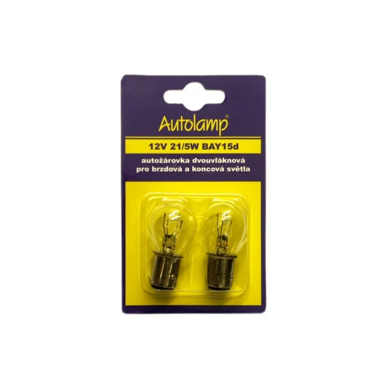?árovka AUTOLAMP 12V 21/5W BAY15d blistr 2ks (P21/5W) Kup Te?