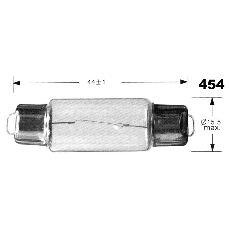 ?árovka 12V 21W SV 44x15mm s drátky WAIGEER Ově?eny