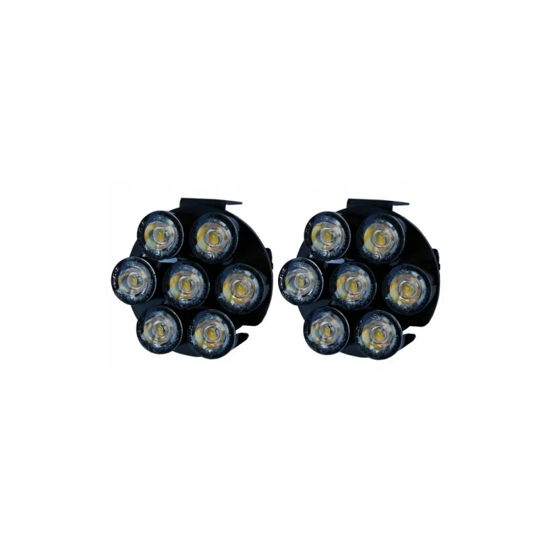 ?asově Omezené světla pro denní svícení 7 LED 12V MYCARR r21