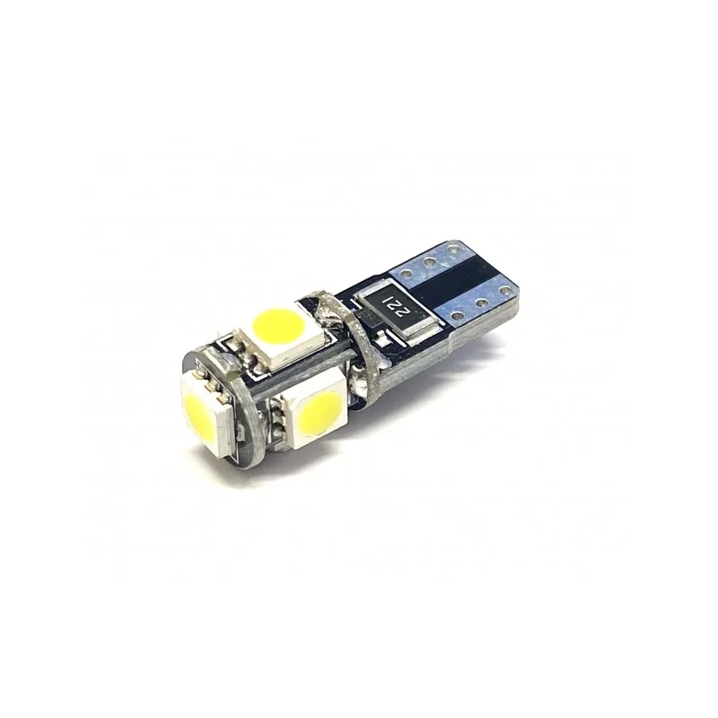 ?asově Omezené ?árovka LED 12V 5W W2,1x9,5d ?irá s eliminací chybovych hlá?ení CANBUS nepolarizovaná