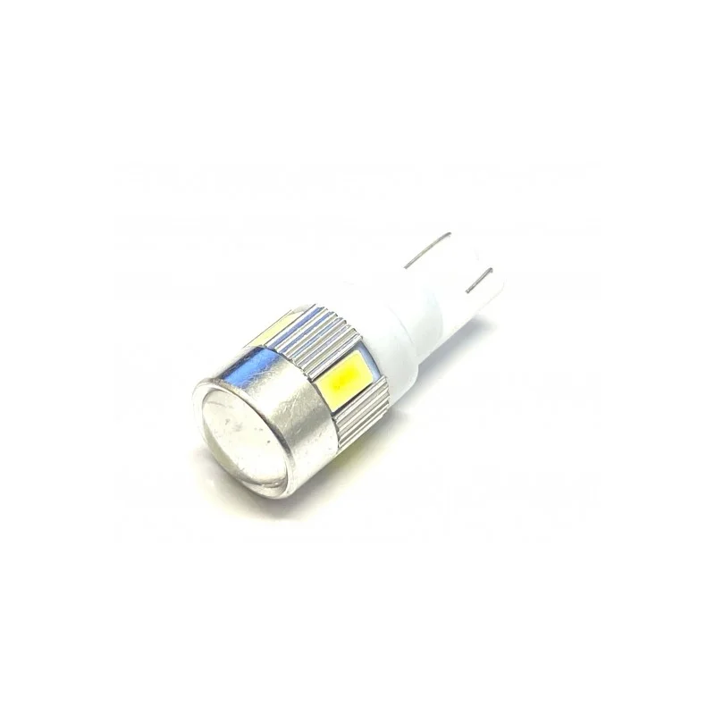 ?árovka LED 12V 5W W2,1x9,5d ?irá s ?o?kou 6xLED 5630 Cenová Bomba