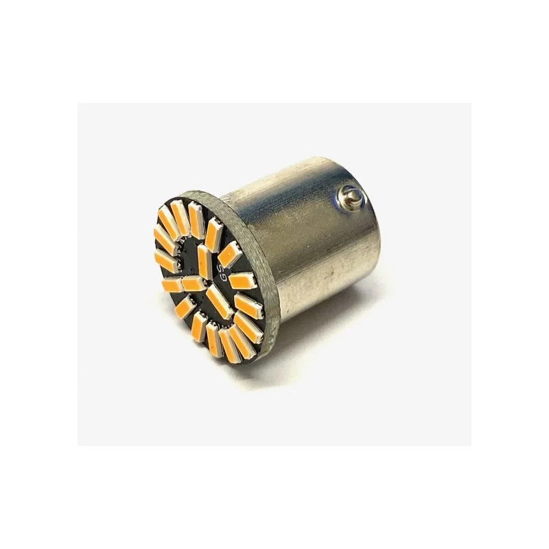 ?árovka LED 12V 21W BA15s oran?ová 19xLED 4014 Vyhodná Nabídka