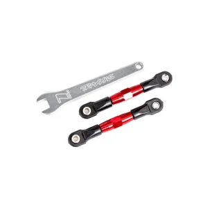 ?asově Omezené Traxxas ojni?ka zadní stavitelná hliníková ?erveně eloxovaná (2) (pro Drag Slash) - TRA2443R