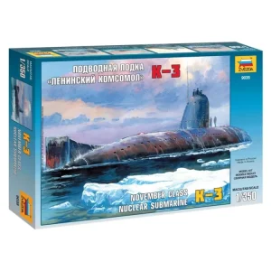 Zvezda jaderná ponorka K-3 Leninskij Komsomol (1:350) - ZV-9035 Pouze Dnes