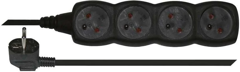 ?asově Omezené Emos prodlu?ovací kabel 3 m / 4 zásuvky / ?erny / PVC / 1 mm2 (PC0413) diskuse
