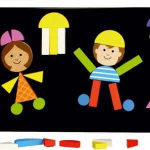 Zna?kovy Detoa děti v krabici diskuse, magnetické puzzle