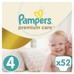Zna?kovy Plenky Pampers Premium Care Maxi vel. 4, 7-14kg, 52 ks