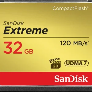 Zlevněny CF 32GB pamě?ová karta Compact Flash Extreme (120 MB/s) UDMA 7 Sandisk - 124093 (SDCFXSB-032G-G46)