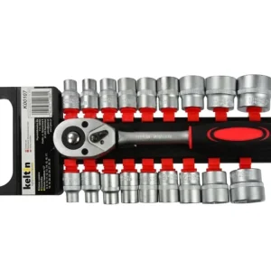 Hlavice nástr?né + rá?na 1/2", sada 19ks, 8-32 mm, CrV ocel, Geko K00107 Speciální Cena