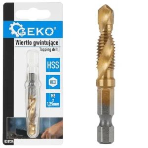 Zna?kovy Závitovy vrták HSS M8 x 1,25mm HEX, Geko G38134