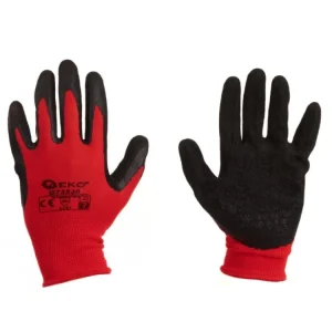 ?asově Omezené Pracovní rukavice vel.7 ?ervené, Geko G73530