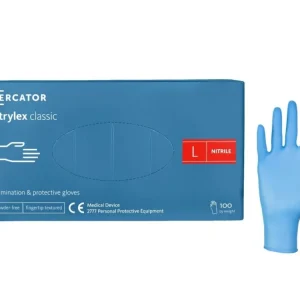 Zlevněny Nitrylové pracovní rukavice MERCATOR Nitrylex CLASSIC vel.L, 100ks, Invento 920-RD30019004