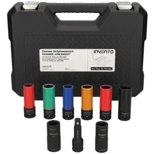 Zlevněny Sada rázovych nástr?nych hlavic 1/2" pro Ford, Tesla, Kia, Hyundai, Mercedes, Invento INVNAST