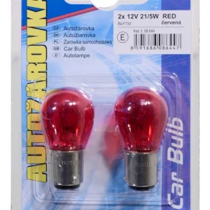 ?árovka 12VP21/5W21/5W BaY15d RED blister 2ks Nejlep?í Cena