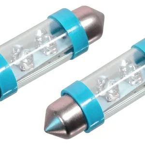 ?árovka 4LED 12Vsuf. SV8.5 38mm modrá2ks Must-Have