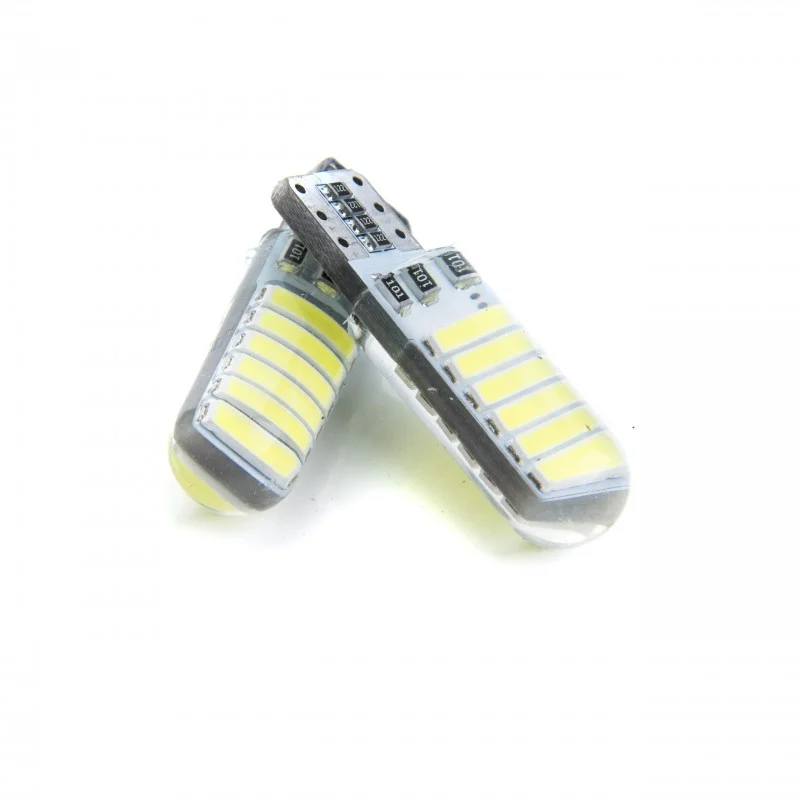 Zlevněny W5W LED ?árovky (12 x SMD 7020) 6000K CANBUS