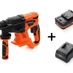 Zlevněny Akumulátorové vrtací kladivo s p?íklepem 18V KD1769 + Akumulator 2Ah PROSERIES KD1778 + Nabíje?ka PROSERIES KD1780