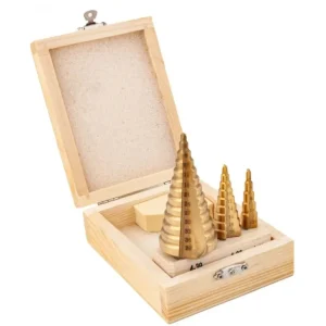 Zna?kovy Sada stupňovych vrták? 3ks 4-39mm