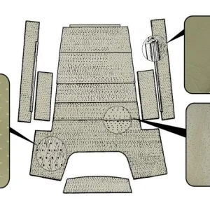 ?alounění stropu/bíly vinyl - Typ 1 (1957 ? 67) Expresní Doru?ení