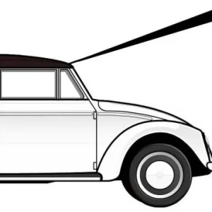 ?alounění st?echy/hnědá látka - T.1 1303 Cabrio (1972 ?) Nejlep?í Cena