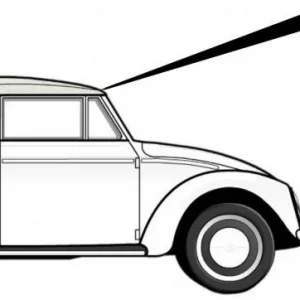 ?alounění st?echy/bíly vinyl - T.1 Cabrio (? 1957) Koupit Online